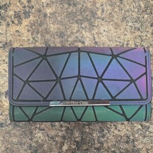 Iridescent Geometric Women's Wallet